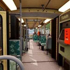 CTS: 2026 - Tram DLC: Tatra KT4D - Máquina de Bilhetes