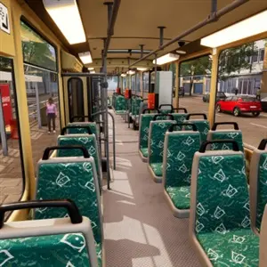 CTS: 2026 - Tram DLC: Tatra KT4D - Interior do Autocarro