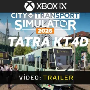 CTS: 2026 - Tram DLC: Tatra KT4D Xbox Series - Trailer do Vídeo