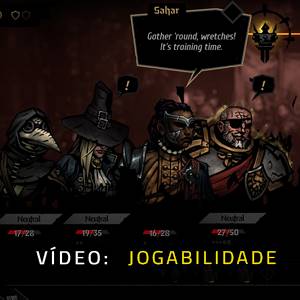 Darkest Dungeon 2 The Binding Blade Vídeo de Jogabilidade