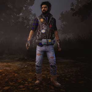 Dead By Daylight: Casaco de ganga e calças de couro Jake in Patches