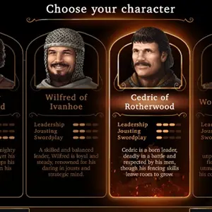 Defender of the Crown: The Legend Returns - Escolha a sua Personagem