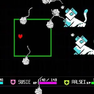 DELTARUNE - Kris, Susie e Ralsei