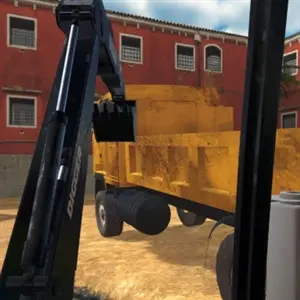 DiggerSim Excavator Simulator - Carregando Caminhão