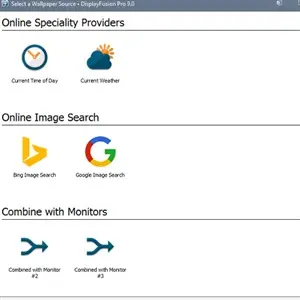 DisplayFusion - Aba de Fonte do Papel de Parede