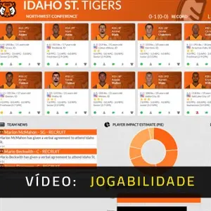 Draft Day Sports College Basketball 2021 - Vídeo de Jogabilidade