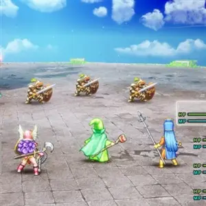 Dragon Quest I & II HD-2D Remake - Opção de Ataque