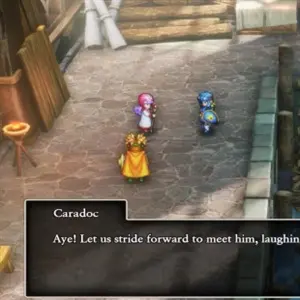Dragon Quest I & II HD-2D Remake - Diálogo de Caradoc