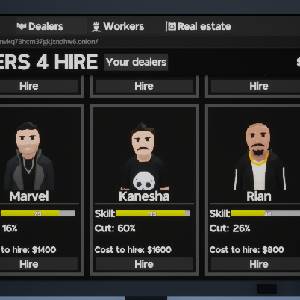 Drug Lord Tycoon - Traficantes para Contratar