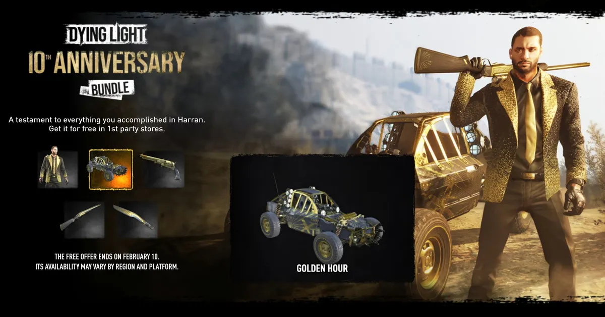 Pacote de Aniversário de 10 anos de Dying Light