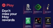 Calendário de recompensas do EA Play para maio de 2026