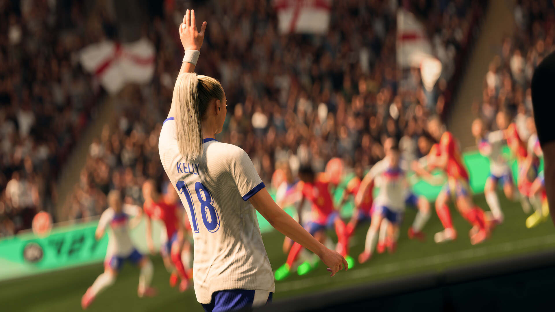 Frame do trailer oficial de revelação do EA SPORTS FC 27