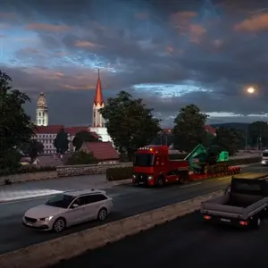 Euro Truck Simulator 2 - Going East! - Durante a Noite