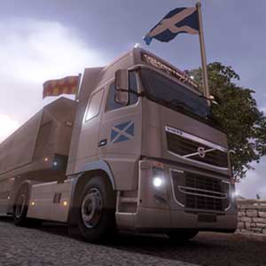 Bandeira da Escócia metálica