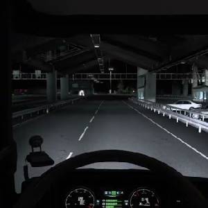 Euro Truck Simulator 2 West Balkans - Painel Noturno
