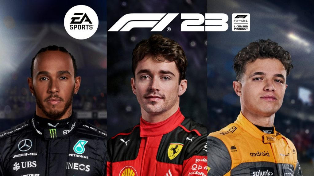 obra de arte oficial do F1 23 