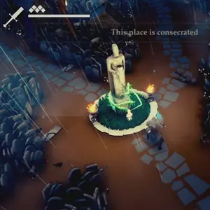 Fall of Light - Estátua