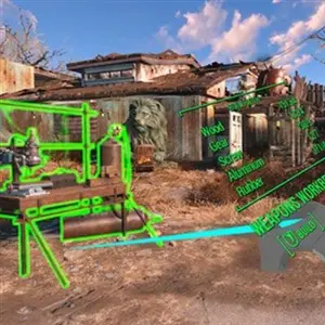 Fallout 4 VR - Bancada de Armas