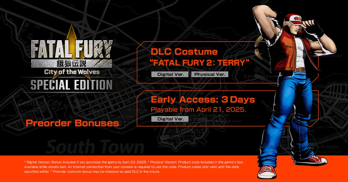 Fatal Fury City of the Wolves Preorder Bonus Fatal Fury City of the Wolves Preorder Bonus