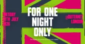 O Novo Evento For One Night Only Celebra os Jogos Britânicos em Julho