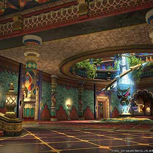 Final Fantasy 14 Endwalker Pátio Interior