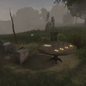 Finding Anastasia - Mesa e Cadeira