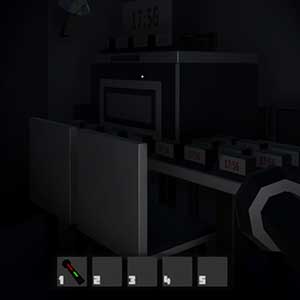 Dentro da sala escura