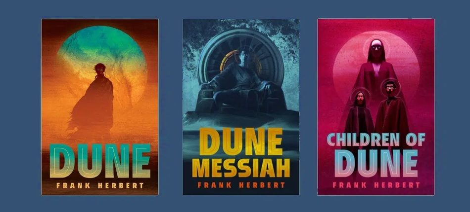 Livros de Frank Herbert: Dune, Messiah of Dune e Children of Dune