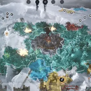 Frostpunk 2 - Visão geral do mapa de expansão