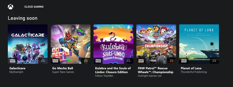 Saídas Game Pass maio 2026