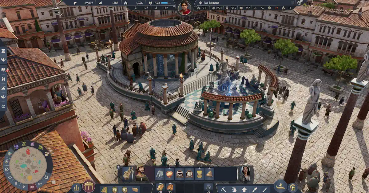 Anno 117: Pax Romana mergulha os jogadores na grandeza e na política do Império Romano