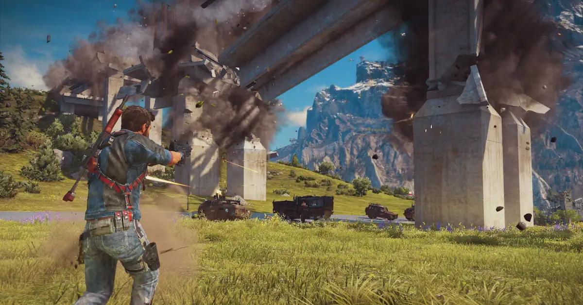 O explosivo mundo aberto de Just Cause 3 agora disponível no PlayStation Plus