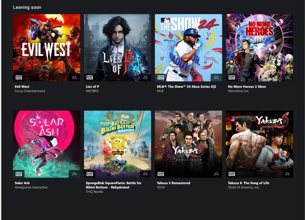 Wave 1 Xbox Game Pass Março 2025 Wave 1 Xbox Game Pass Março 2025