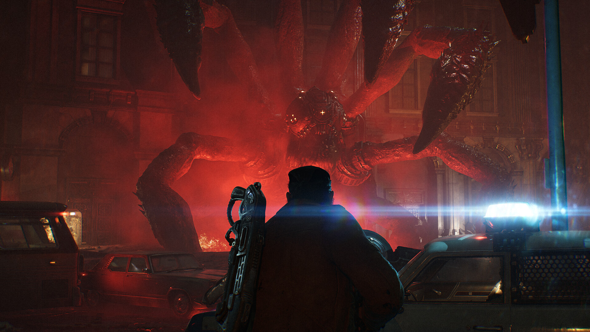 Cena de ação de Gears of War: E-Day da The Coalition