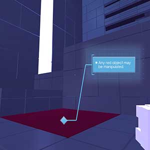 o objecto vermelho pode ser manipulado