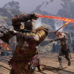 God of War Ragnarok Valhalla Lâminas Chicote