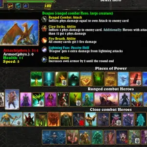 Godless Lands - Selecionar herói