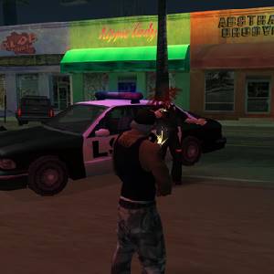 Grand Theft Auto San Andreas Atirando na Polícia