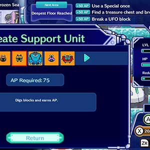 Ground Divers! - Criar Unidade de Apoio