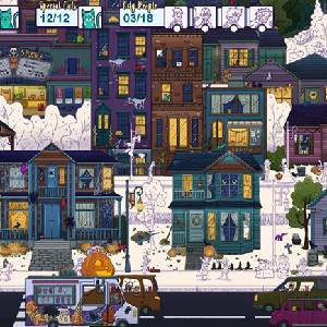 Hidden Cats in Spooky Town - Casas