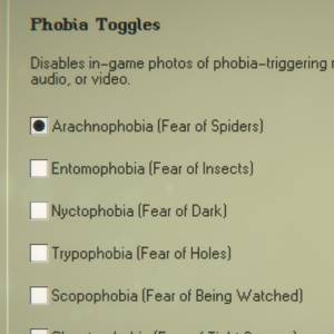 Home Safety Hotline Phobia Toggles