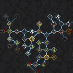 Idle DeepMiner - Árvore de Habilidades