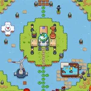 Island Robot Farm - Turbina Eólica