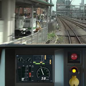 JR EAST Train Simulator - Vista do Condutor