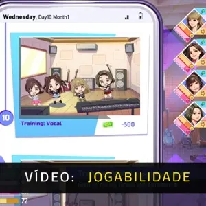 K-pop Idol Stories: Road to Debut - Jogabilidade