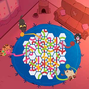 Kittens and Yarn - Fio de lã emaranhada