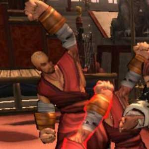 Kung Fu Strike Os inimigos monges de nível superior do guerreiro
