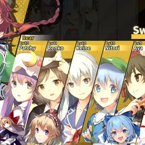 Labyrinth of Touhou Tri The Dreaming Girls & The Mysterious Orbs - Troca de grupo