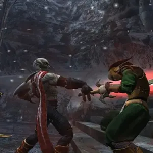 Legacy of Kain Defiance Remastered - Kain lutando contra um guerreiro Sarafan