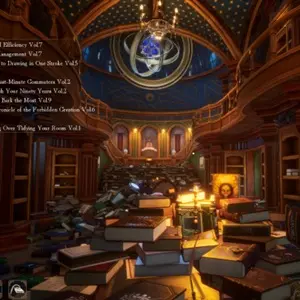 Librarian: Tidy Up the Arcane Library! – Biblioteca